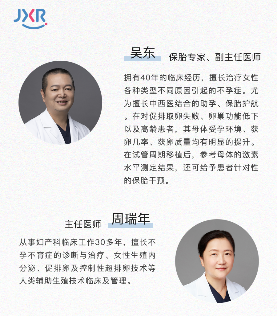 吴东-保胎专家、周瑞年-主任医师