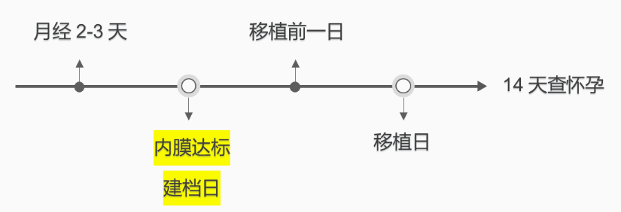 复苏移植，用药后内膜达标建档日