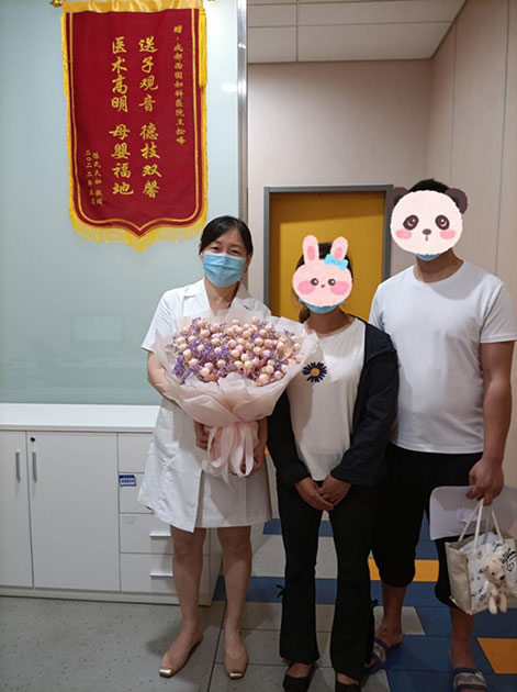 输卵管双侧异常一促一移，一次成功